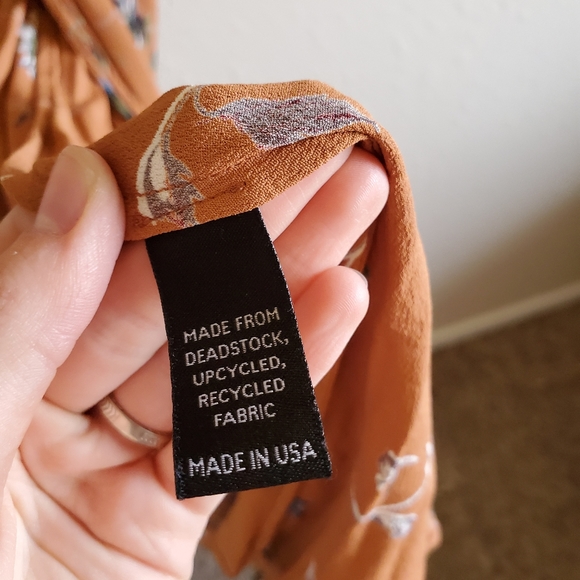 CHRISTY DAWN Autumn Rust Floral Maxi Wrap Dress MP - Picture 11 of 11